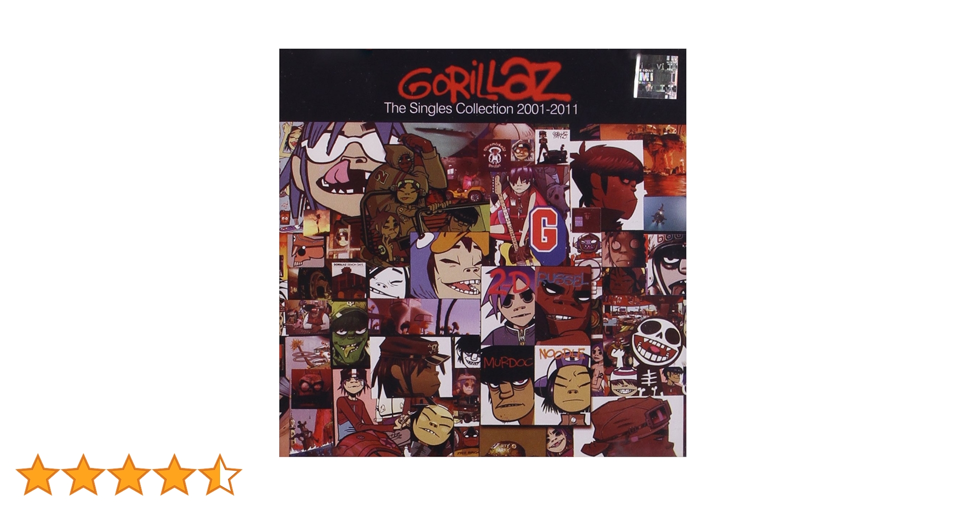 洋楽 GORILLAZ SINGLES COLLECTION 2001-2011 GORILLAZ - Singles Collection 2001 - 2011 - Amazon.com Music